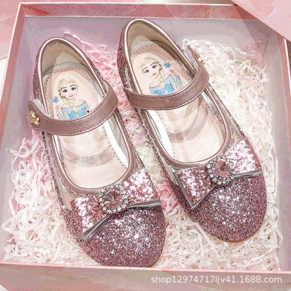 prinsessesko elsa sko børnefestsko blå 19,5 cm / størrelse 30