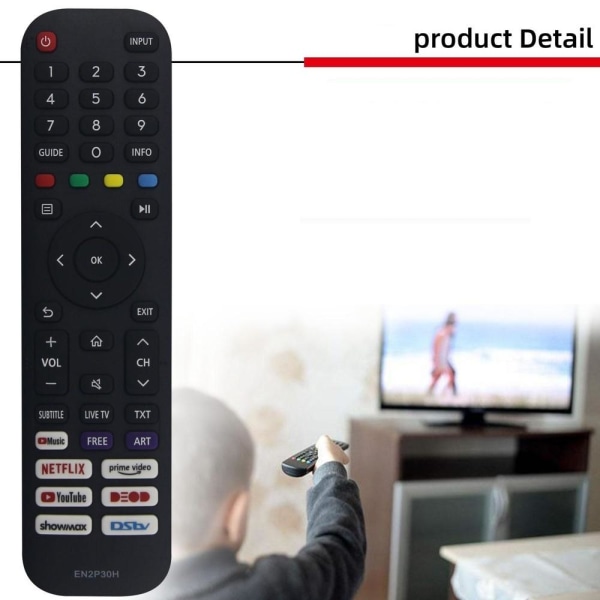 fjärrkontroll ersättning remote för Hisense EN2P EN2Q EN2G EN2B EN2G30H