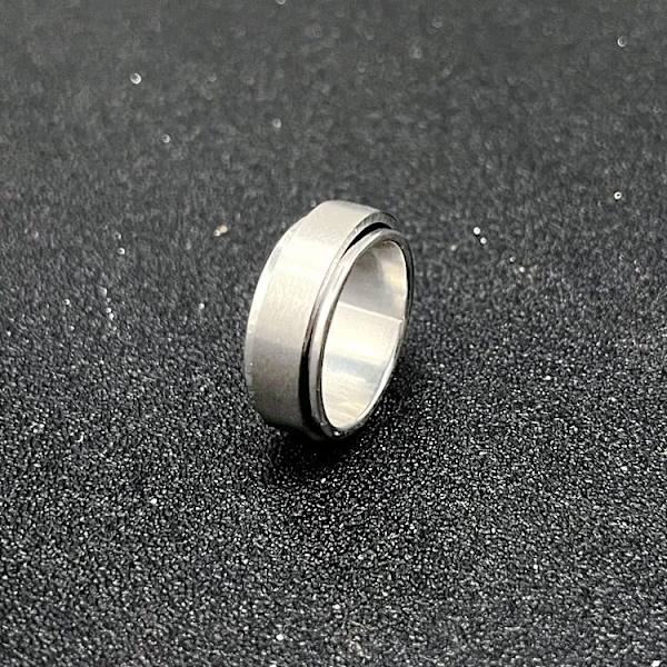 anti-ångest spinner fidget roterande ring ringar Size8/18.2mm