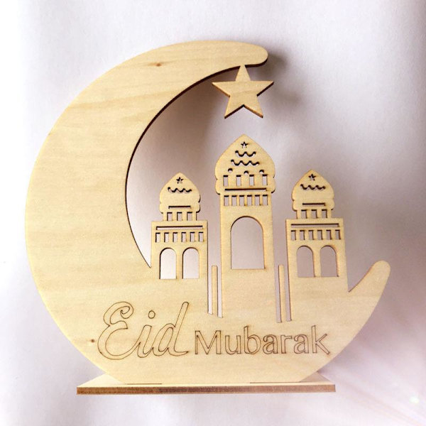 Ramadan eid mubarak dekoration led ljus