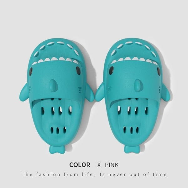 shark tofflor badtofflor massagetofflor herr dam grön 42-43