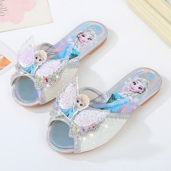 prinsessa elsa skor barn festskor flicka blå 20cm / size31