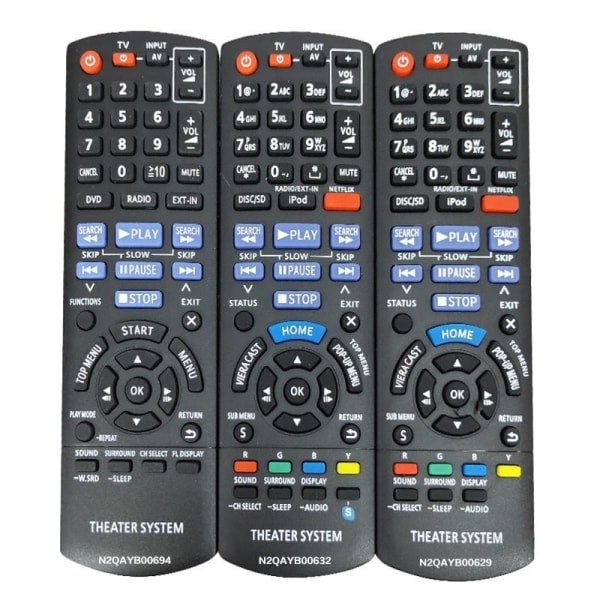 fjernbetjening til udskiftning af fjernbetjening til Panasonic TV n2qayb000321