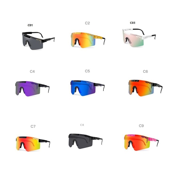 solglasögon sunglasses polariserade cykel sport unisex C10