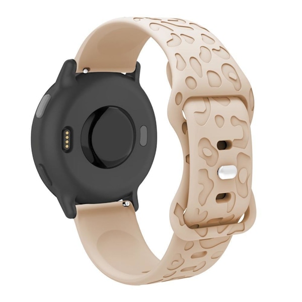 armband silikon för Samsung Watch7/6/5 Huawei gt4 46mm Garmin 26 ljusbrun 22mm
