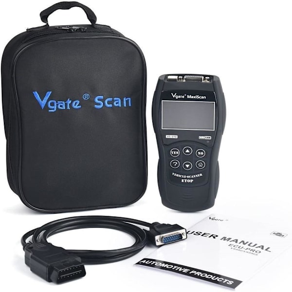 Vgate VS890 OBD II Code Reader Scanner - 13 sprogstøtte og bil som på billedet