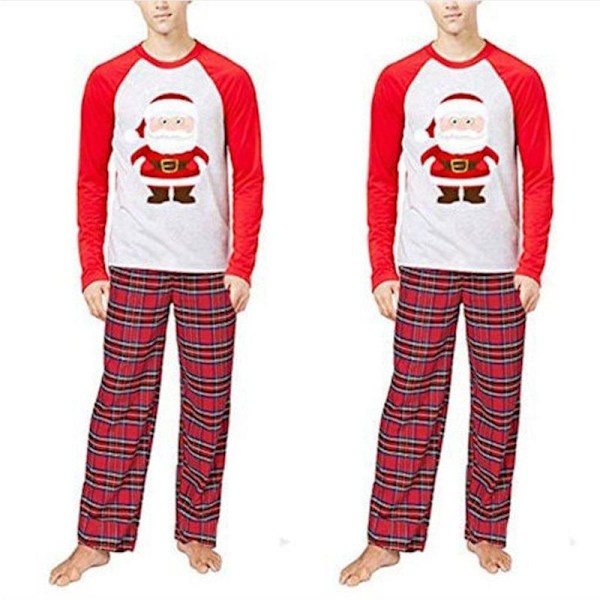 julkläder julpyjamas familj pyjamasbyxor jultröja pyjamas set barn 6