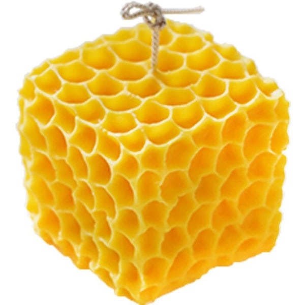 lysforme lys stearinlys gør-det-selv-forme i silikoneform lz22054 terning honeycomb