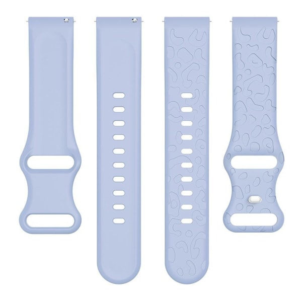Silikoniranneke Samsung Watch7/6/5 Huawei gt4 46mm Garmin 265 violetti 18 mm