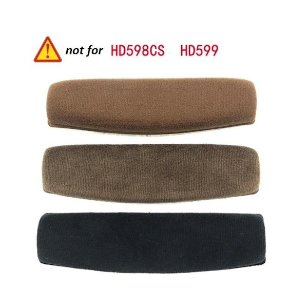 öronkuddar / huvudbågskuddar för Sennheiser HD598 599 569 515 59 mörkbrun huvudkudde