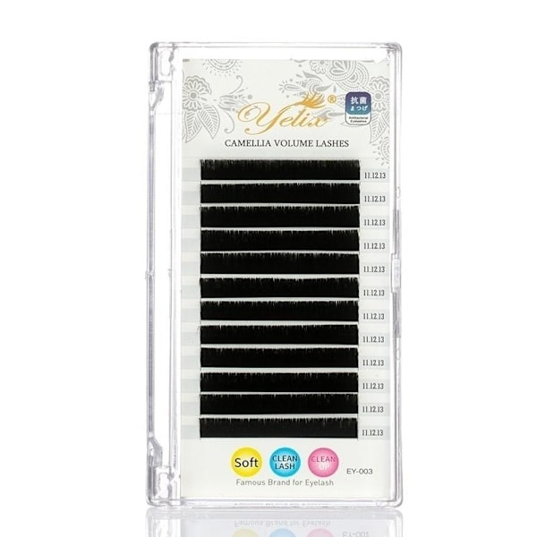 Eleganta Yelix Premium Fransar/fransförlängning/lashes Pack 0.07D-13.14.15mm