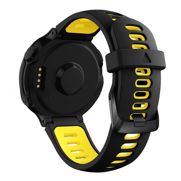 armbånd silikon Garmin Forerunner 735xt/220/230/235/Approach S20 svart, rød