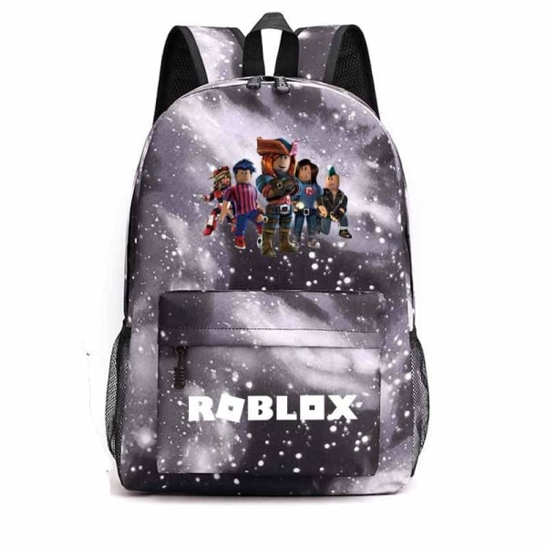 roblox rygsæk børn rygsække rygsæk 1 stk stjerne grå