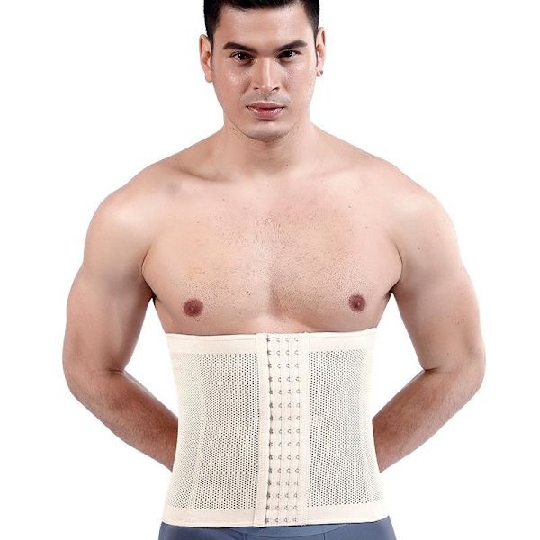 waist trainer korsetti vatsavyö musta m