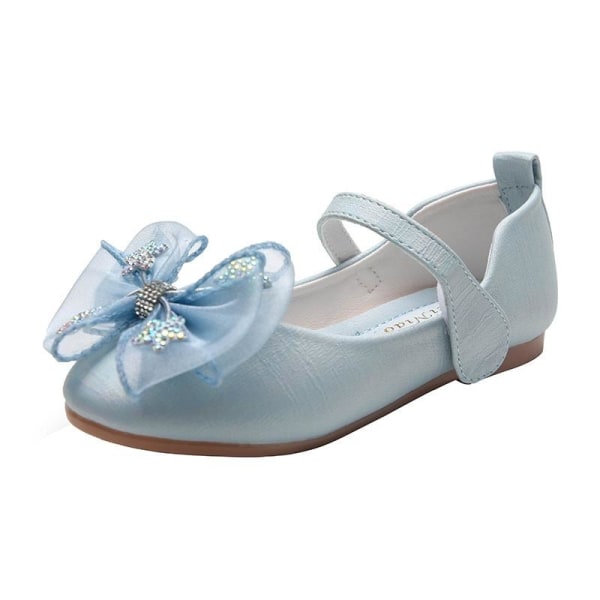 elsa prinsess skor barn flicka med paljetter blå 21.5cm / size36