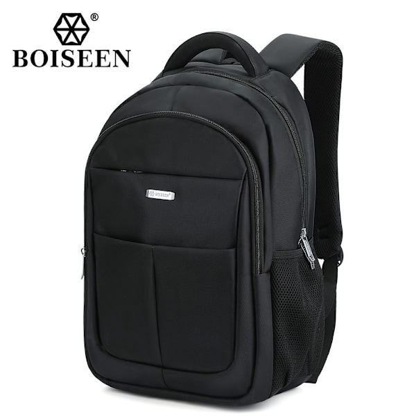 Boiseen Waterproof Business Laptop Ryggsäck för män - Resor och 5002 svart