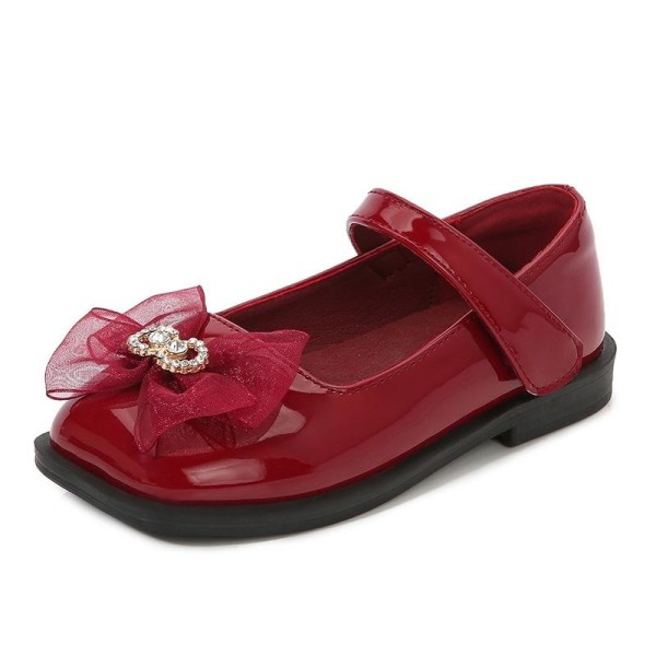 prinsessakengät elsa kengät lasten juhlakengät punainen 20,4 cm / koko 32