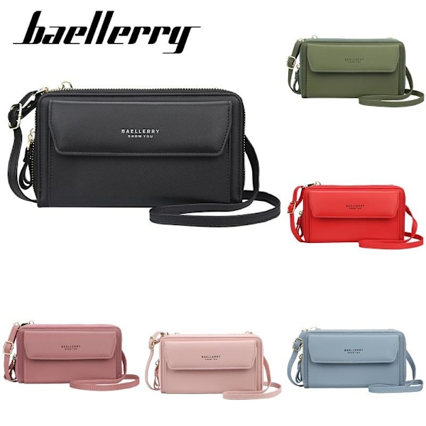 Baellerry Handväskor för kvinnor Mode Clutch Axelväska Crossbody Röd 20cm*11cm*6cm