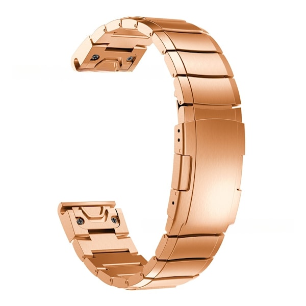 armbånd stål Garmin fenix 7/6/5/935/945 22mm sort