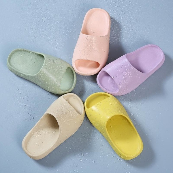 mjuka tofflor slider sandaler skor foppatofflor barntofflor fopp grön 190 (innerlängd 19cm)