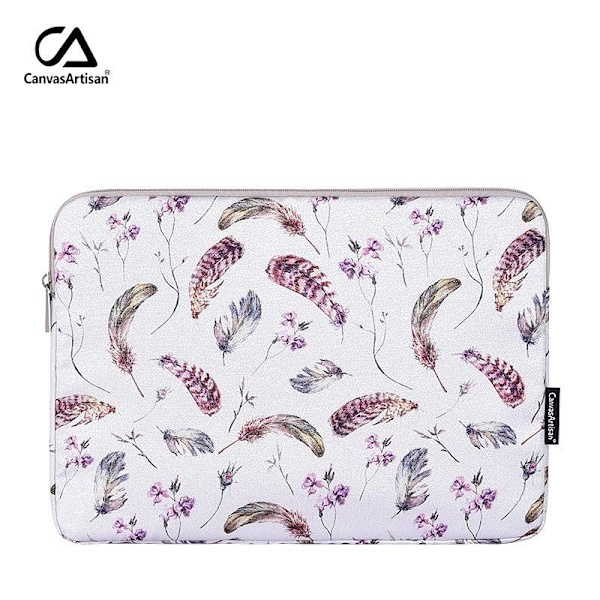 datorväska datorfodral / fodral till laptop bärbar dator vit 13 tommer