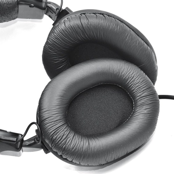 öronkuddar hörlurskuddar kuddar för SONY HP-M77 ATH-M40fs ATH-D4 svart