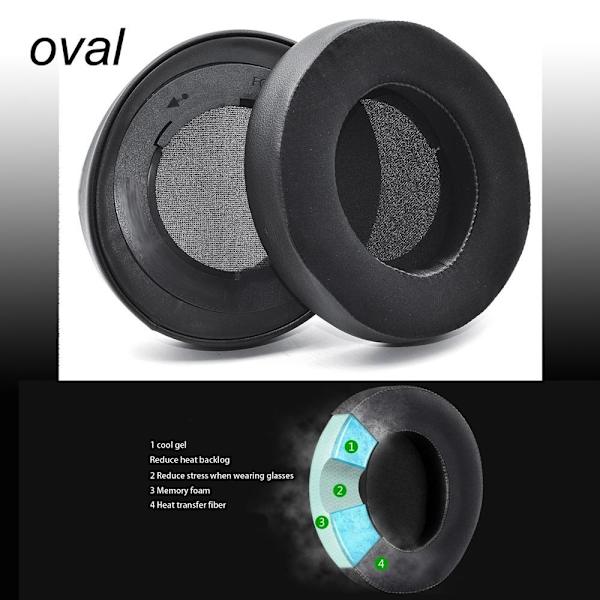 öronkuddar eller huvudkudde för Razer 7.1 V2 pro kylande gel oval