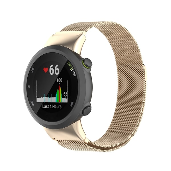 armband stål Garmin forerunner 45 / 45S / swim2 guld