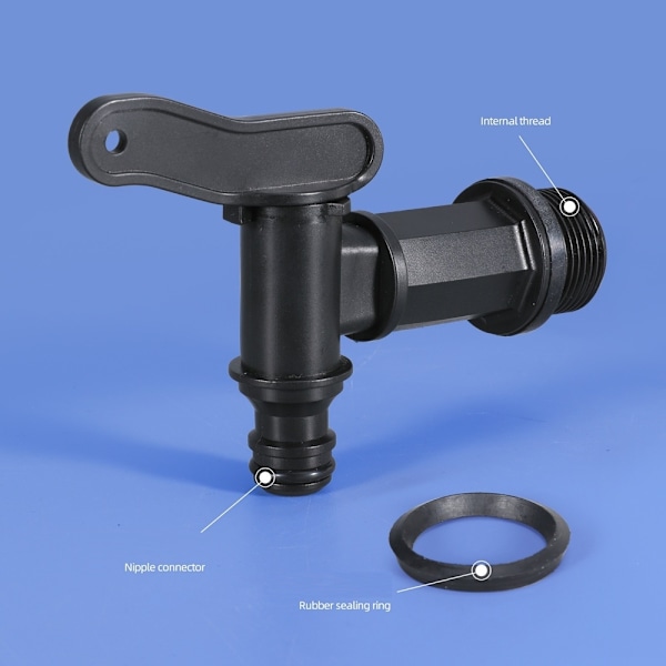 ibc säiliösovitin hana ibc ibc adapteri 3 kpl (muovihana 3/4 tuumaa messinki