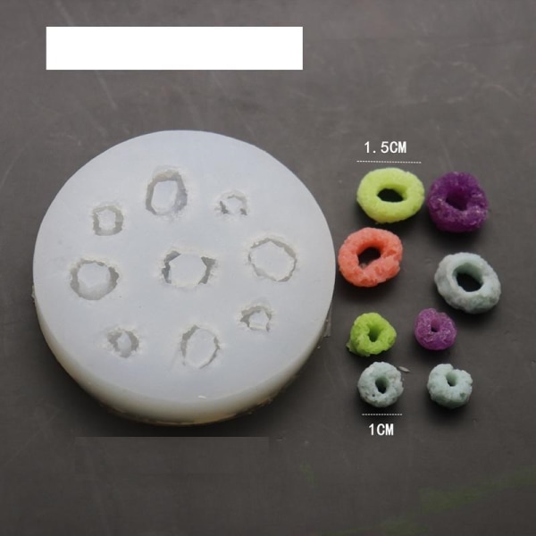 lysforme lys stearinlys gør-det-selv-forme i silikoneform mini donuts