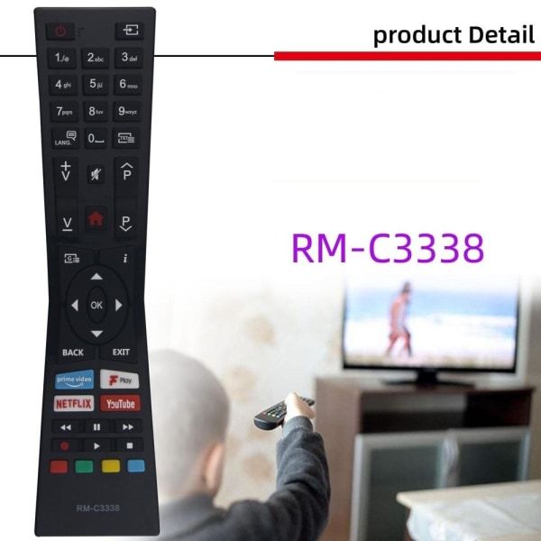 fjärrkontroll ersättning remote för JVC RM-C3338 RC43101P RM-C32 RM-C3338