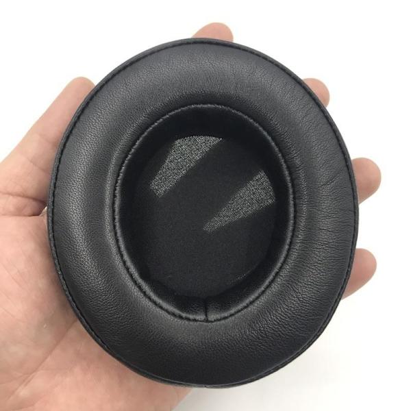 ørepuder / hovedbøjlepuder til Razer Kraken Pro V2 7.1 pro sort ovalt lammeskind