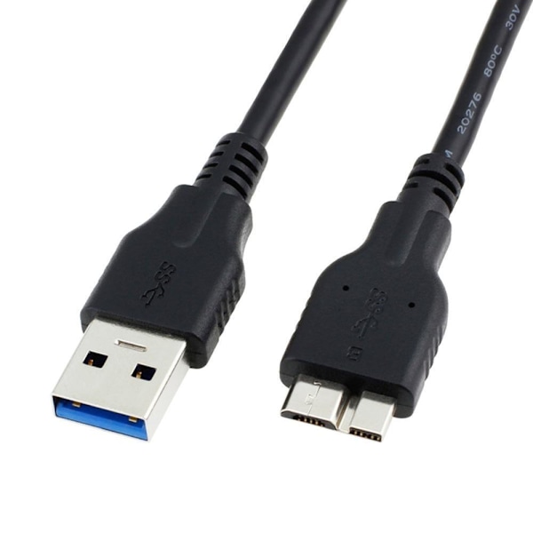 Universal USB 3.0 A hane till Micro B hane datakabel, 9-kärnig k 1.2 meter