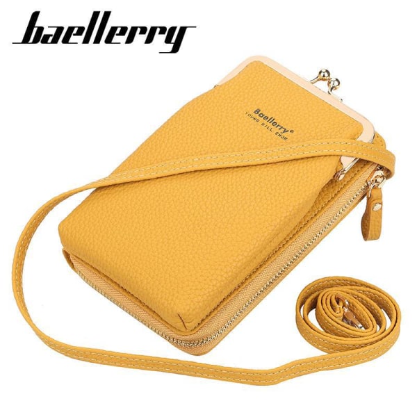 Baellerry Kvinder Læder Håndtaske Telefon Clutch Tasker Mode Kvinder blå 19,5 cm * 11 cm * 5 cm