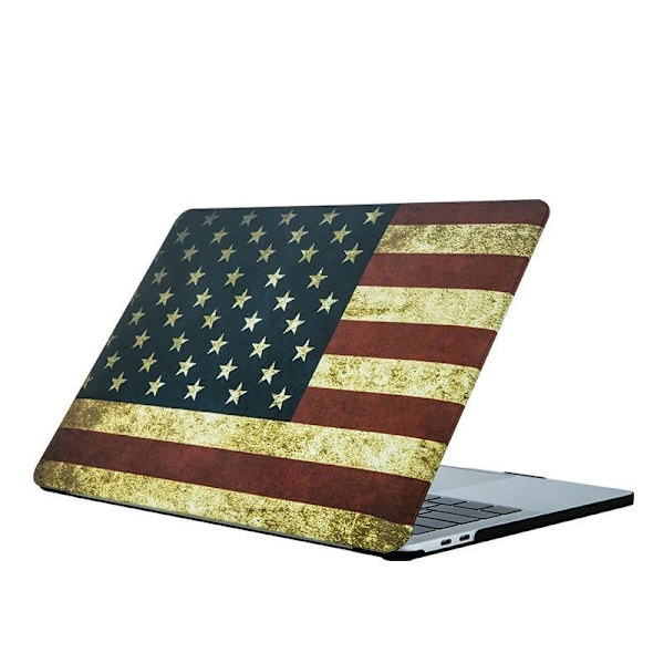 laptopfodral skin/ skal/ fodral/ skydd amerikanska flaggan för M 13.3 Pro A1706/A1708/A1989/A2159/A23