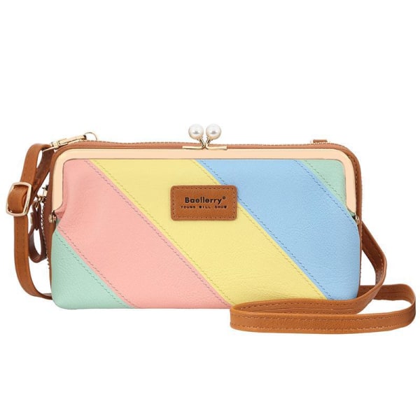 Baellerry Colorful Olkalaukut Naisten Muoti Crossbody Messenger Bag punainen 20 cm * 11 cm * 5 cm