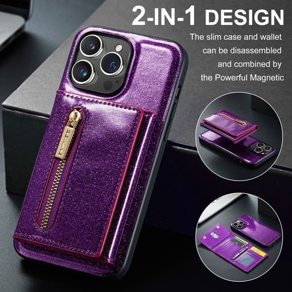(Til iPhone 12 / iPhone 12 Pro) DG.MING M3-seriens glitrende te sort