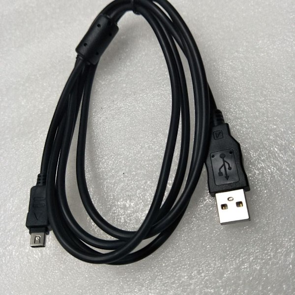 Olympus kamera datakabel CB-USB5/USB6 12P USB-opladningskabel til sort 1,5m