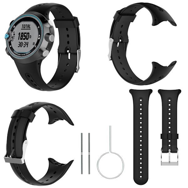 armbånd silikone Garmin Swim Watch sort
