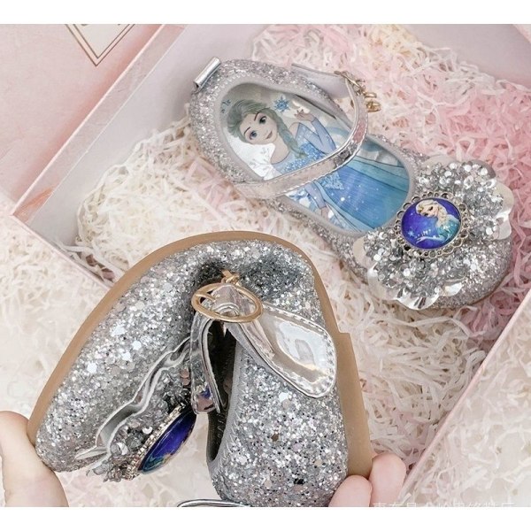 prinsessa elsa kengät lasten juhlakengät tyttö sininen 17,5 cm / koko 28