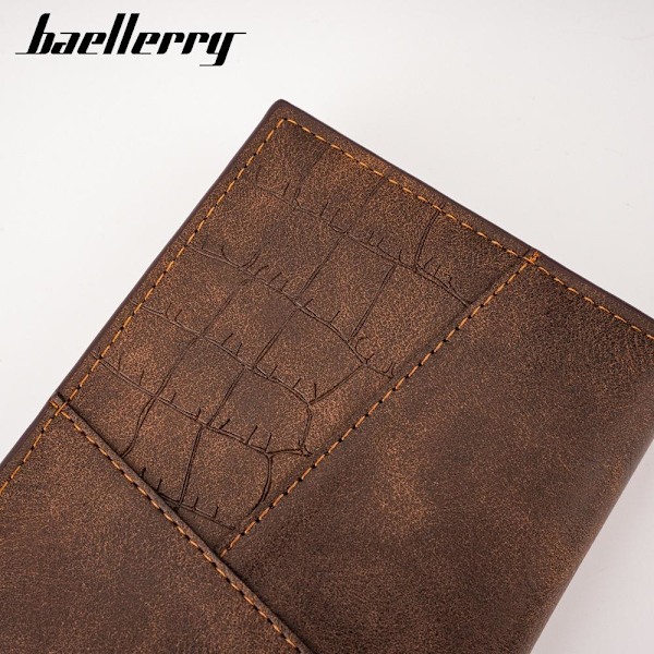 Baellerry Lång plånbok för män Business RFID Blockering Multi Ca svart