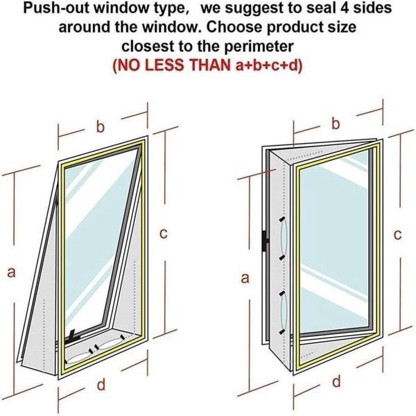 ac fönster fönstertätning för portabel luftkonditionering 4m