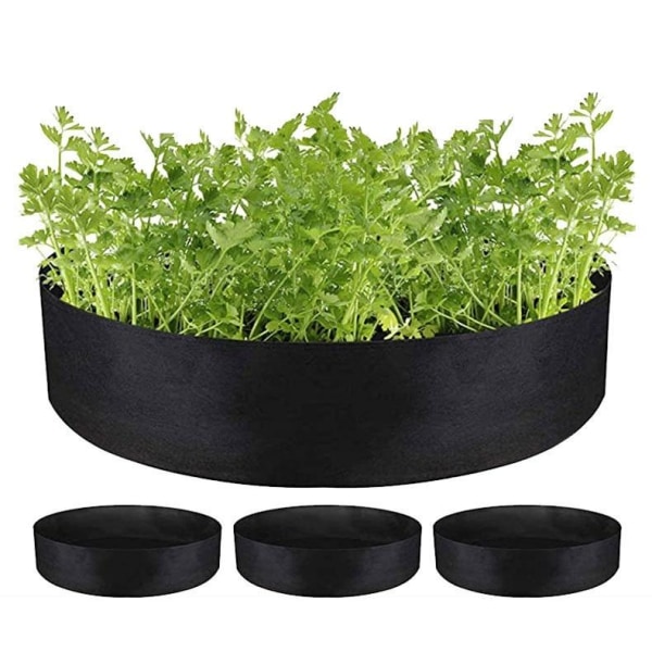 2 pack odlingssäck odlingspåse odlingslåda svart 40*20cm