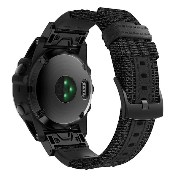 armband tyg Garmin Fenix 7x Fenix 6x/5x 26mm blå