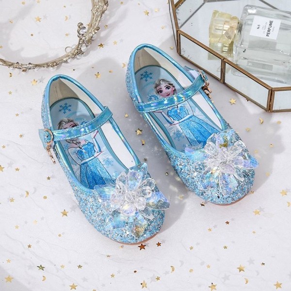 prinsesskor elsa skor barn festskor rosa 19cm / size31