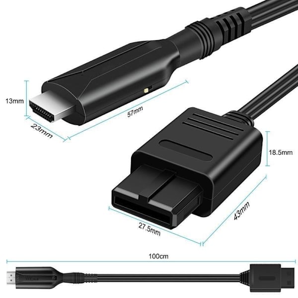PS2 / WII / N64 / XBOX till HDMI omvandlare 1080P N64