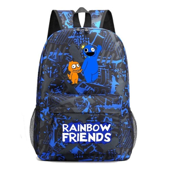 Rainbow Friends rygsæk børn rygsække rygsæk 1 stk sort/blå 3