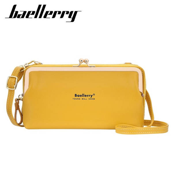 Baellerry Fashion Axelremsväskor Crossbody Messenger Bag för kvi Röd 19cm*11cm*5cm