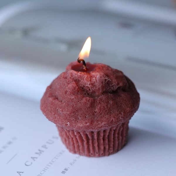 lysforme lys stearinlys gør-det-selv-forme i silikoneform mj90 muffin cup kage