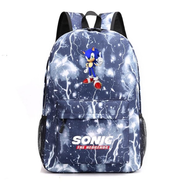 Sonic rygsæk børne rygsække rygsæk 1 stk blink blåt 2